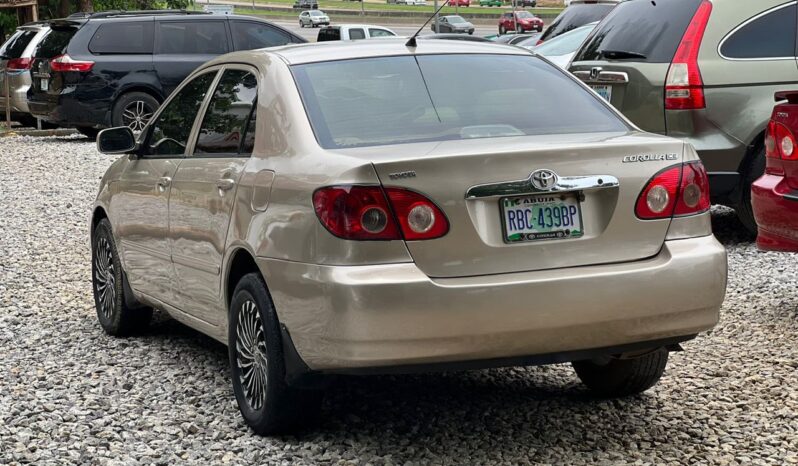 
								Naija Used 2005 Toyota Corolla full									